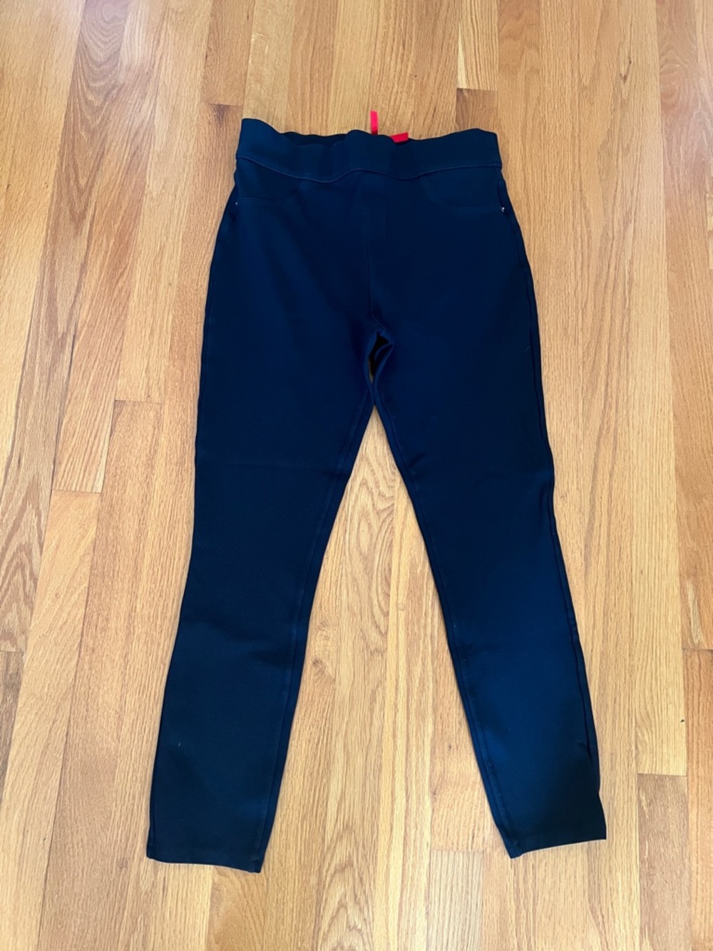 SPANX 4 Pocket Skinny Pants Womens Size Medium in Ponte Black Dress